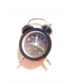 RELÓGIO DESPERTADOR MINI DE METAL C A M  7,5 cm